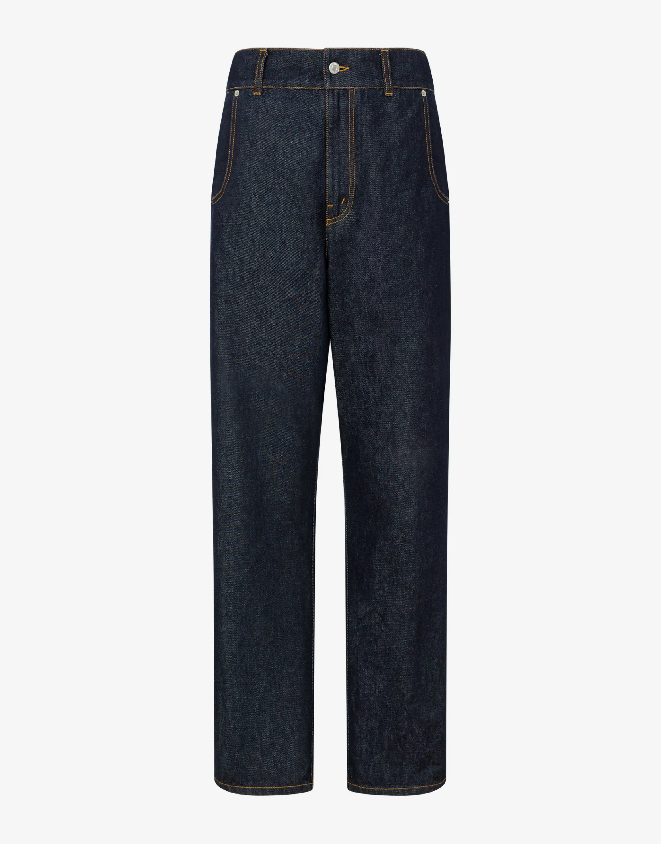 Blue denim pants Laurel Crown Patch