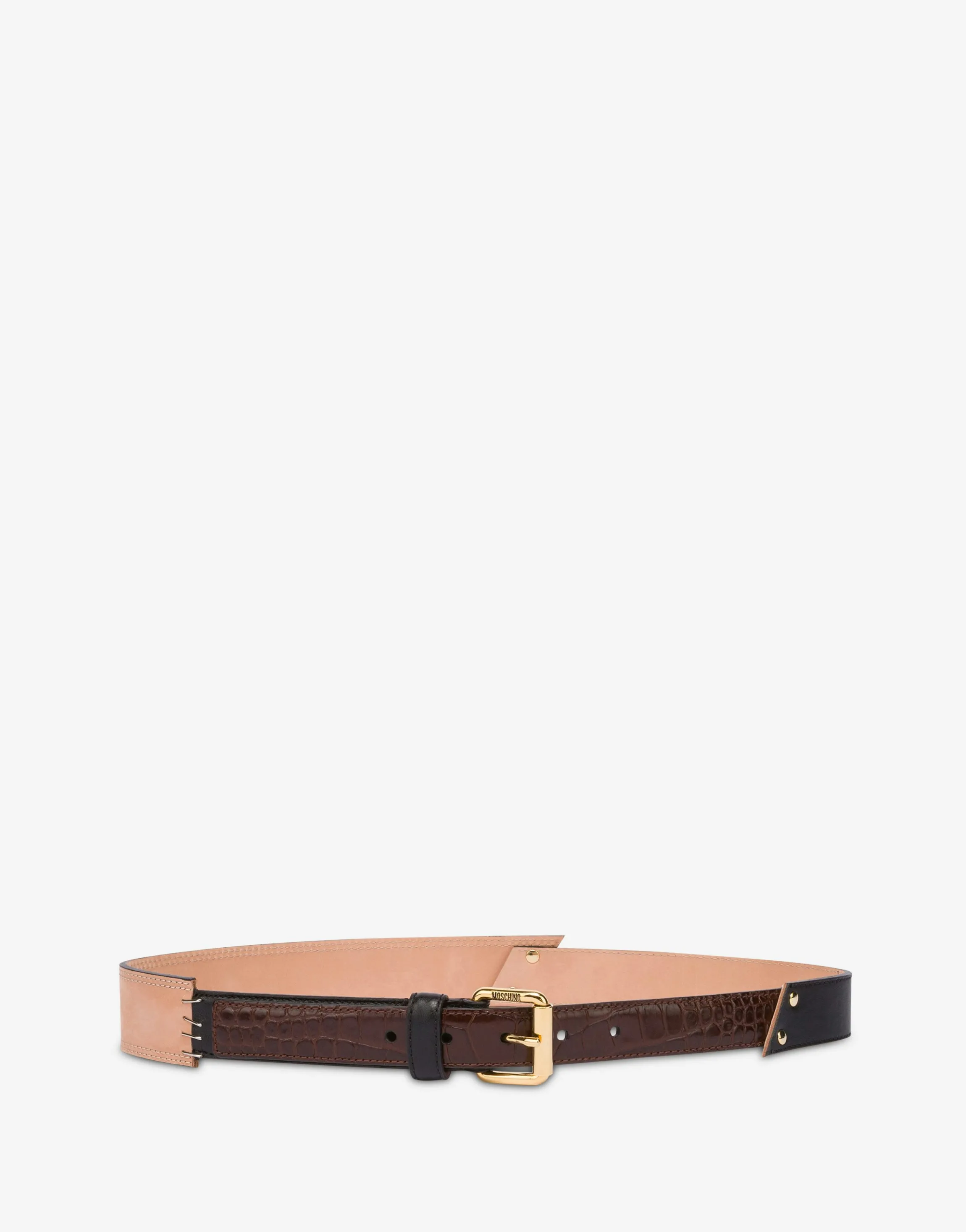 Calf patchwork belt