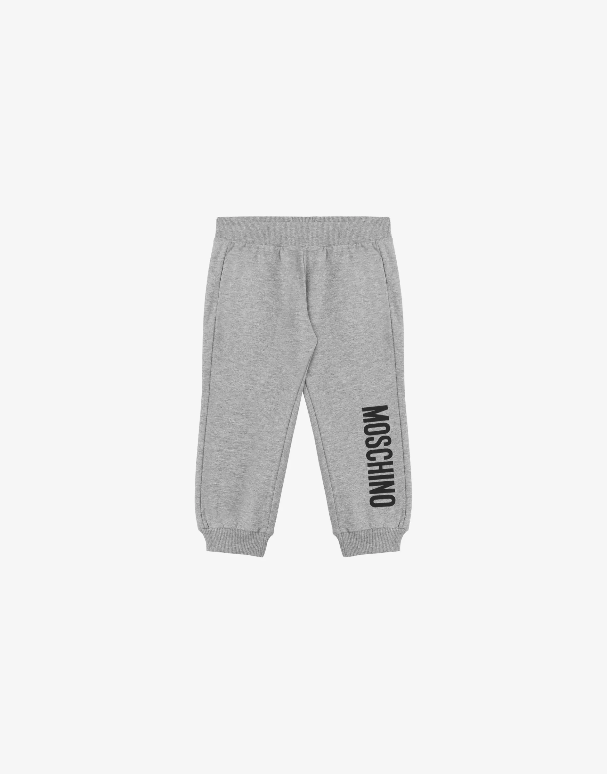 Logo Print fleece trousers
