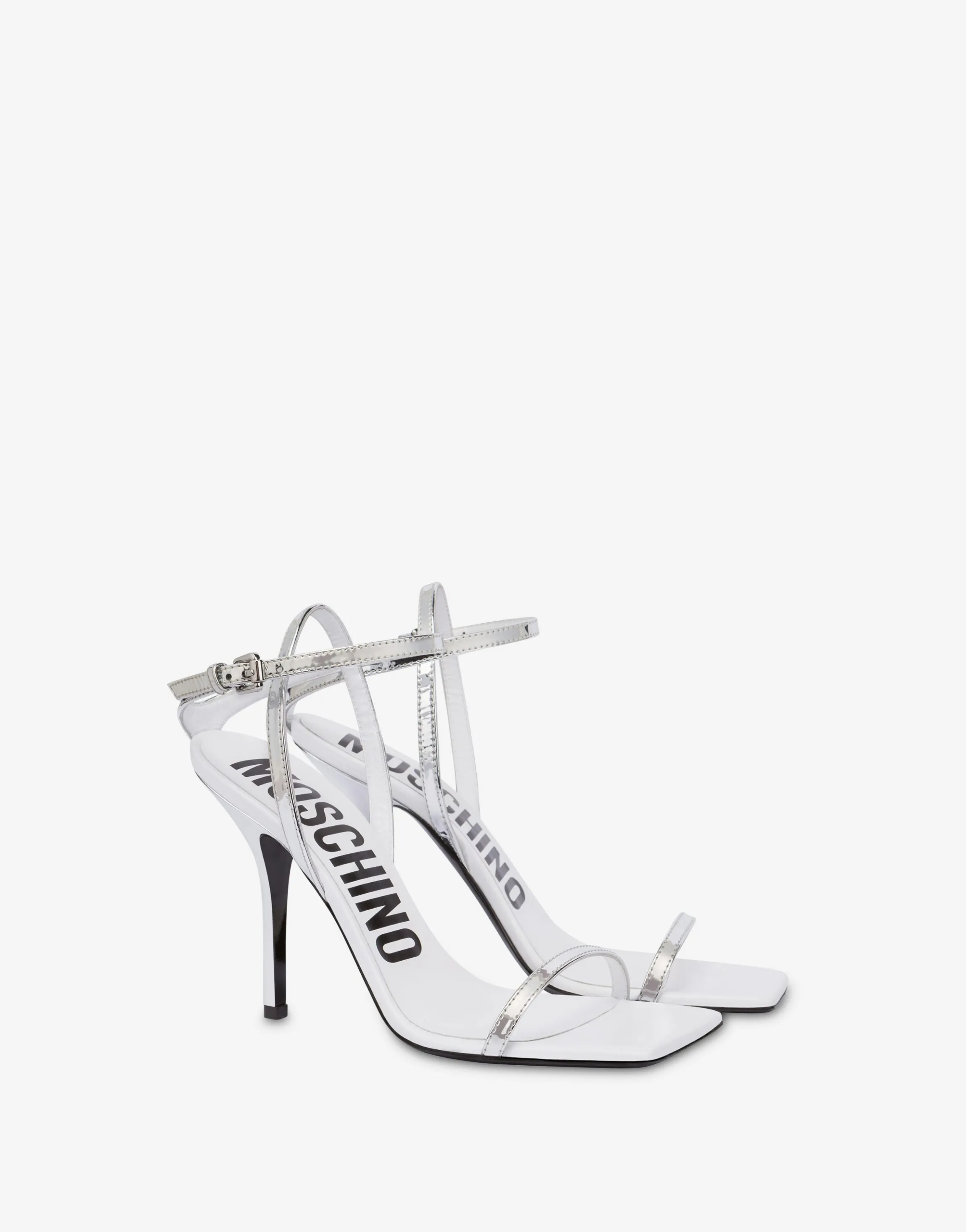 Mirror effect sandals Tina
