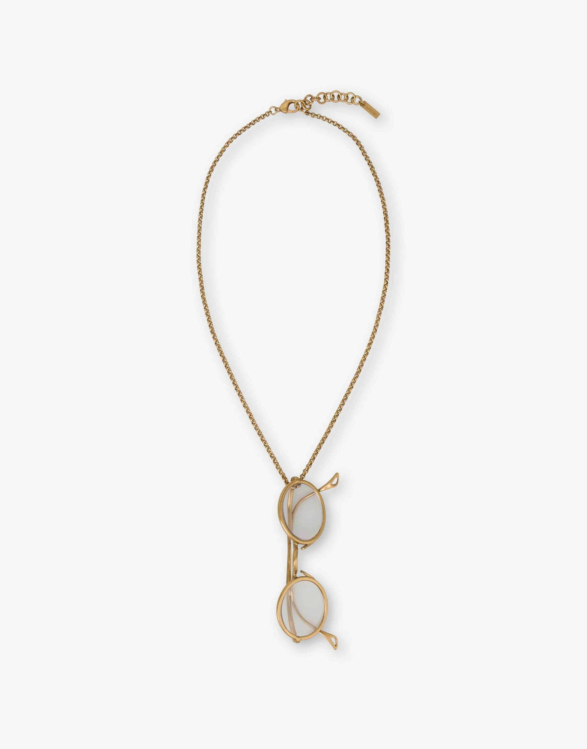 Necklace with Glasses Pendant