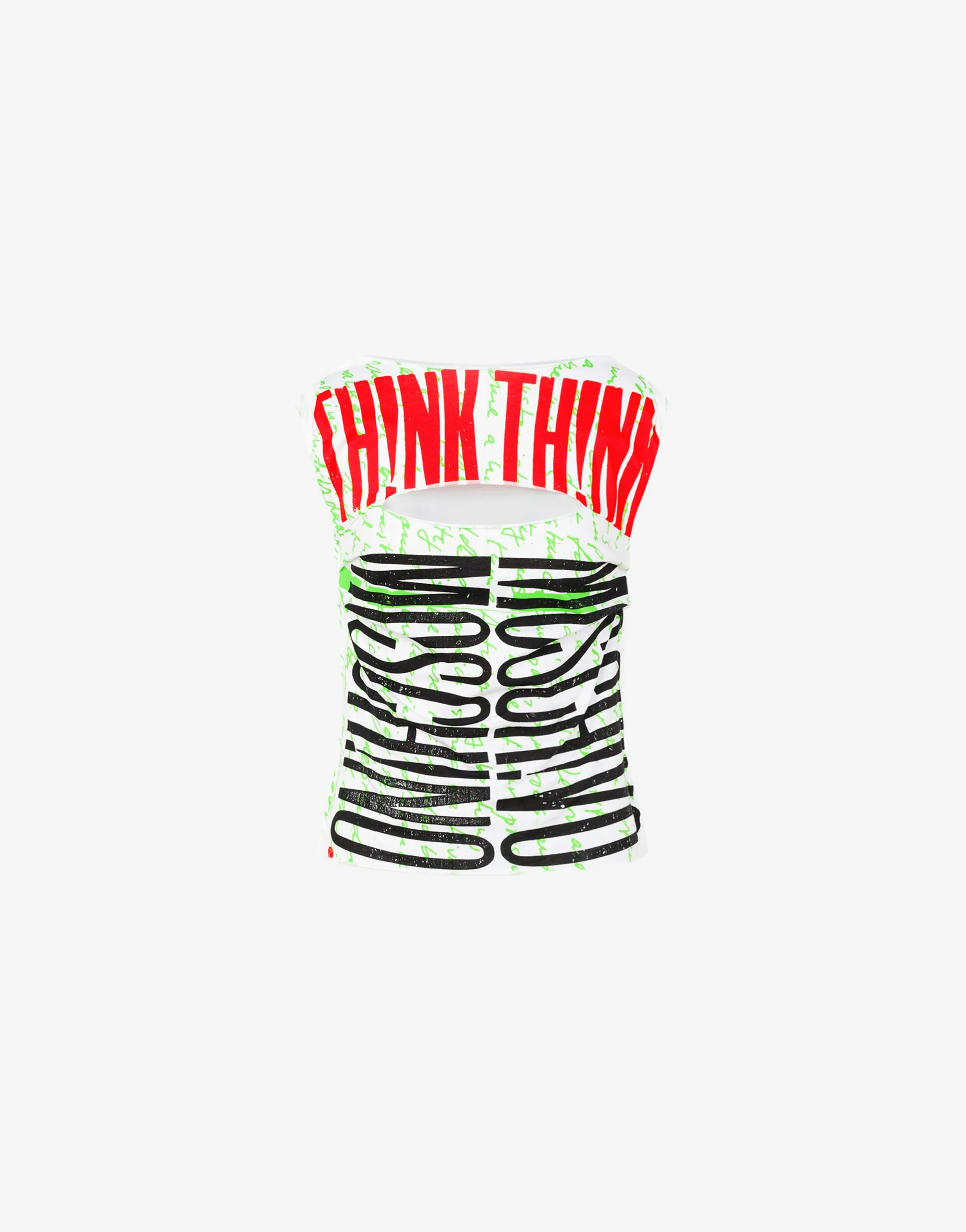 Organic jersey top 'Think Twice'