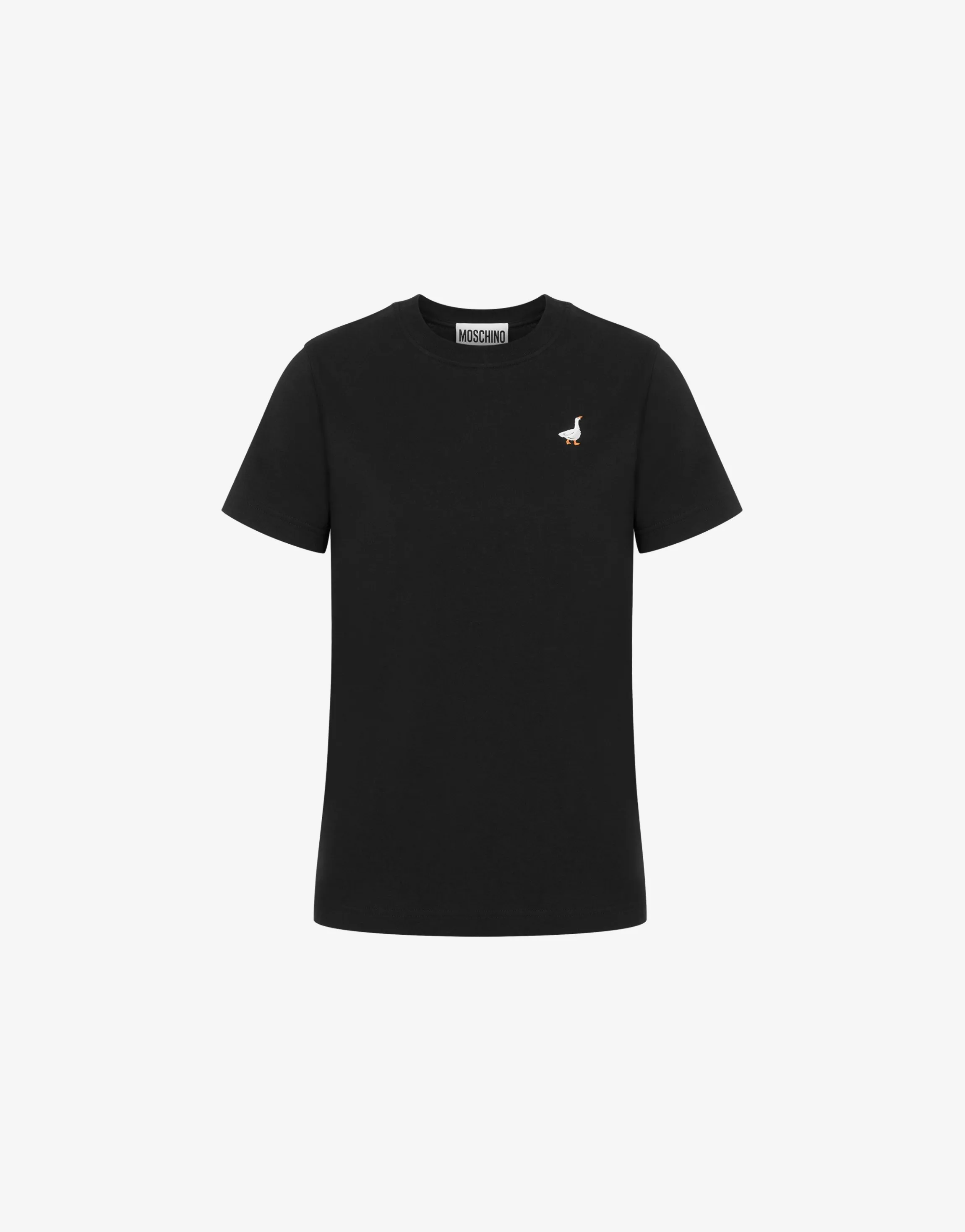 Organic Jersey T-shirt Goose Embroidery