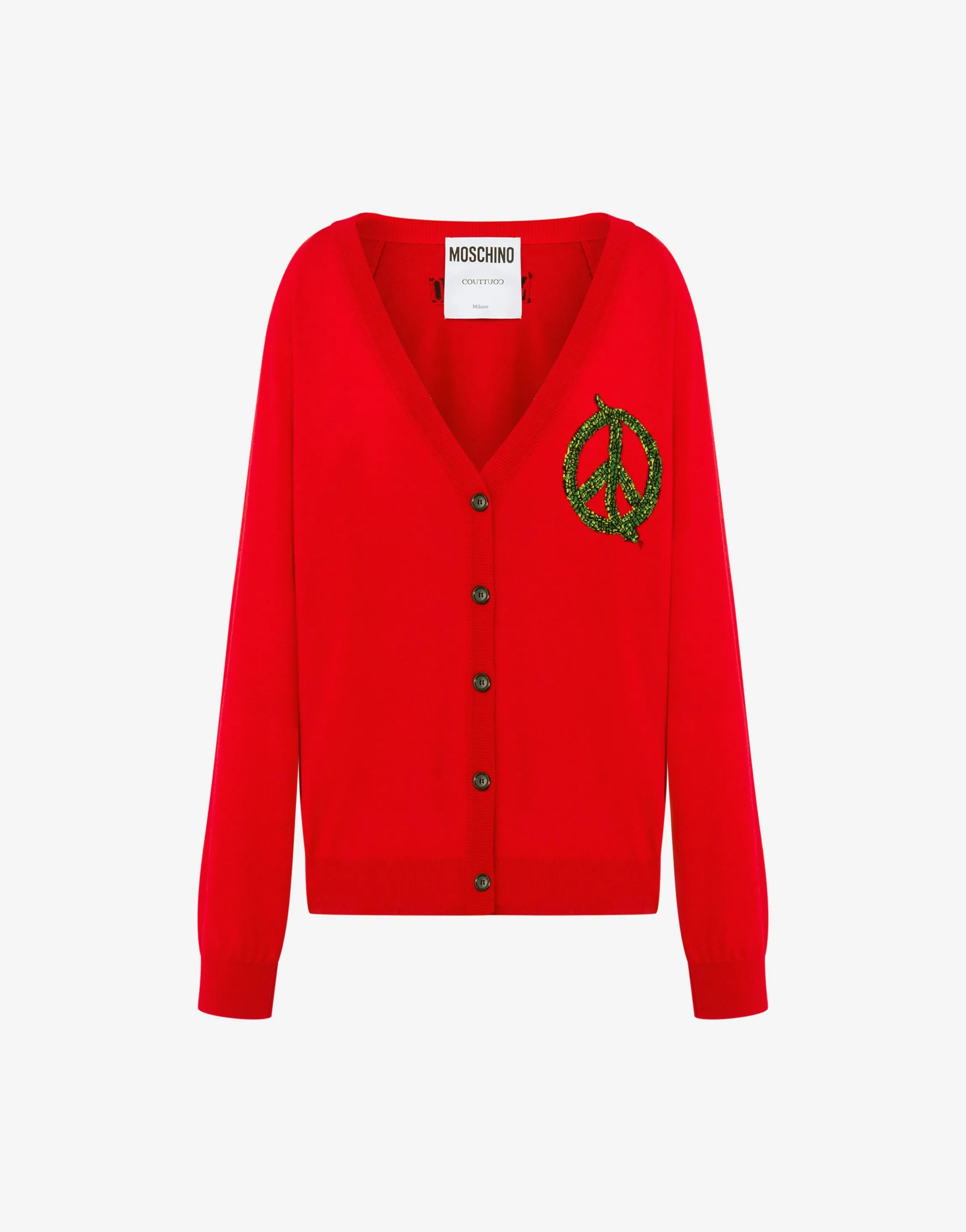 Wool cardigan Lunar New Year