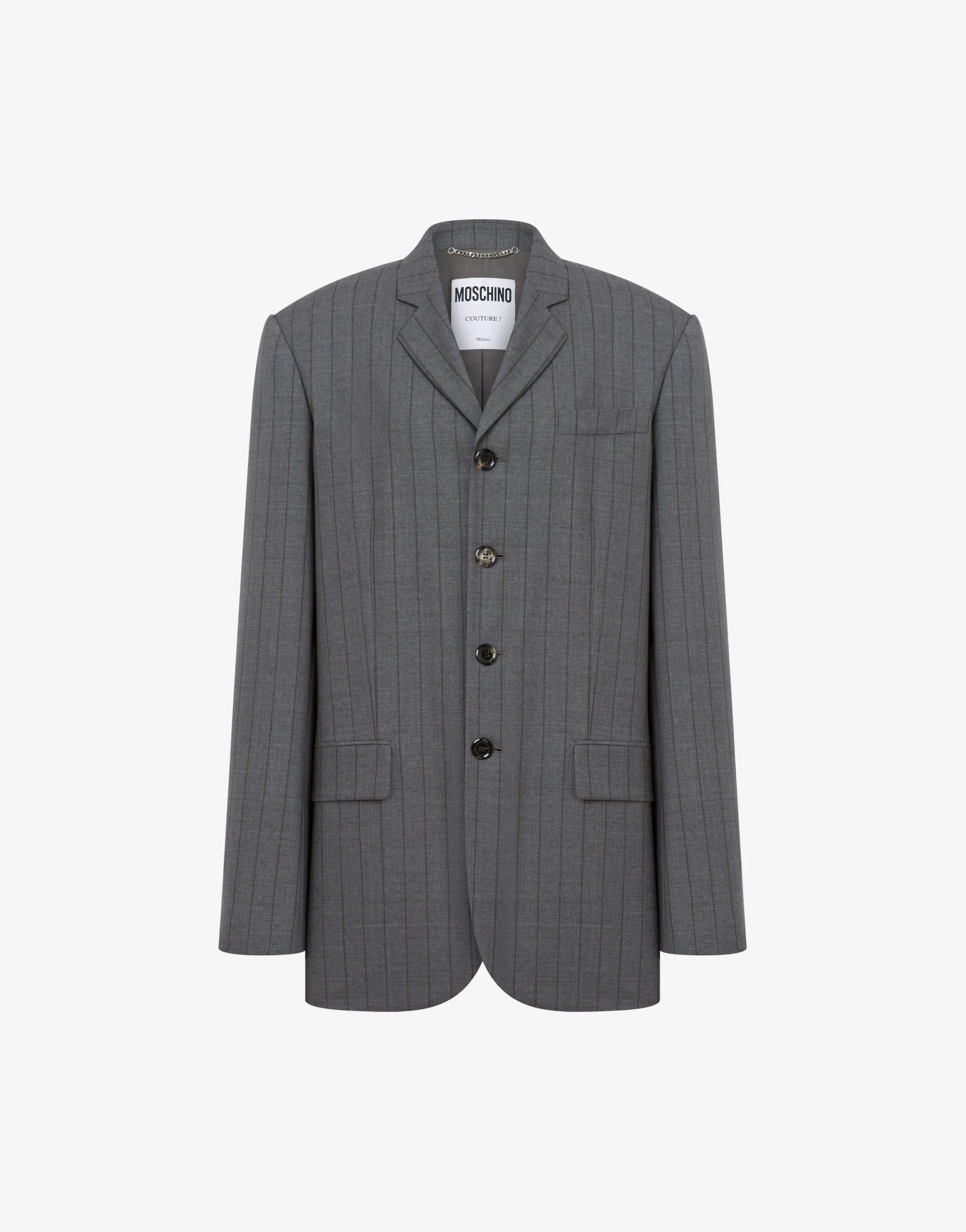 Wool Pinstripe Jacket