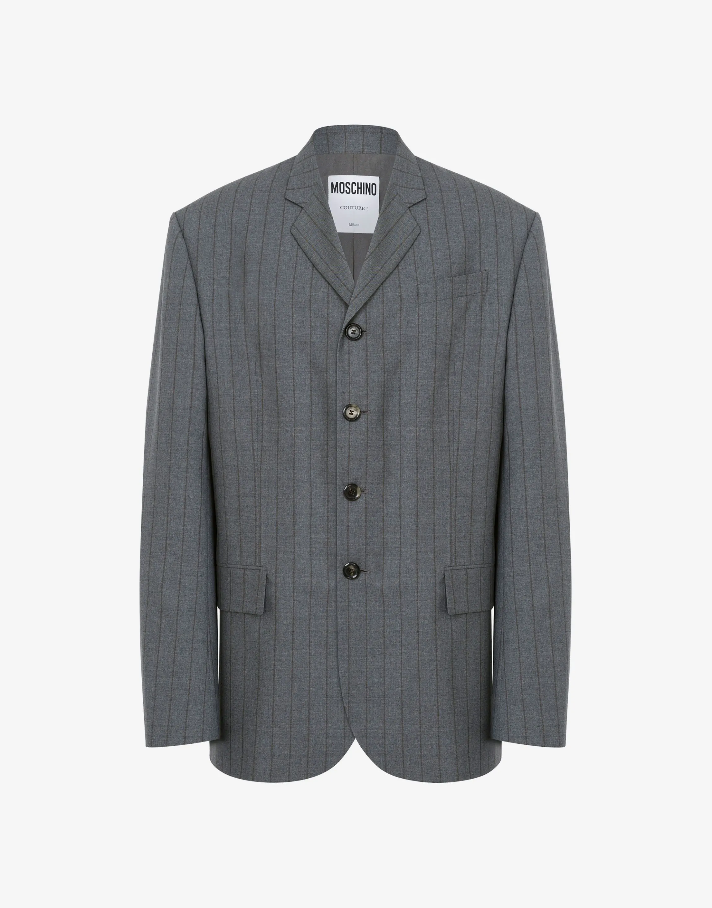 Wool Pinstripe Jacket