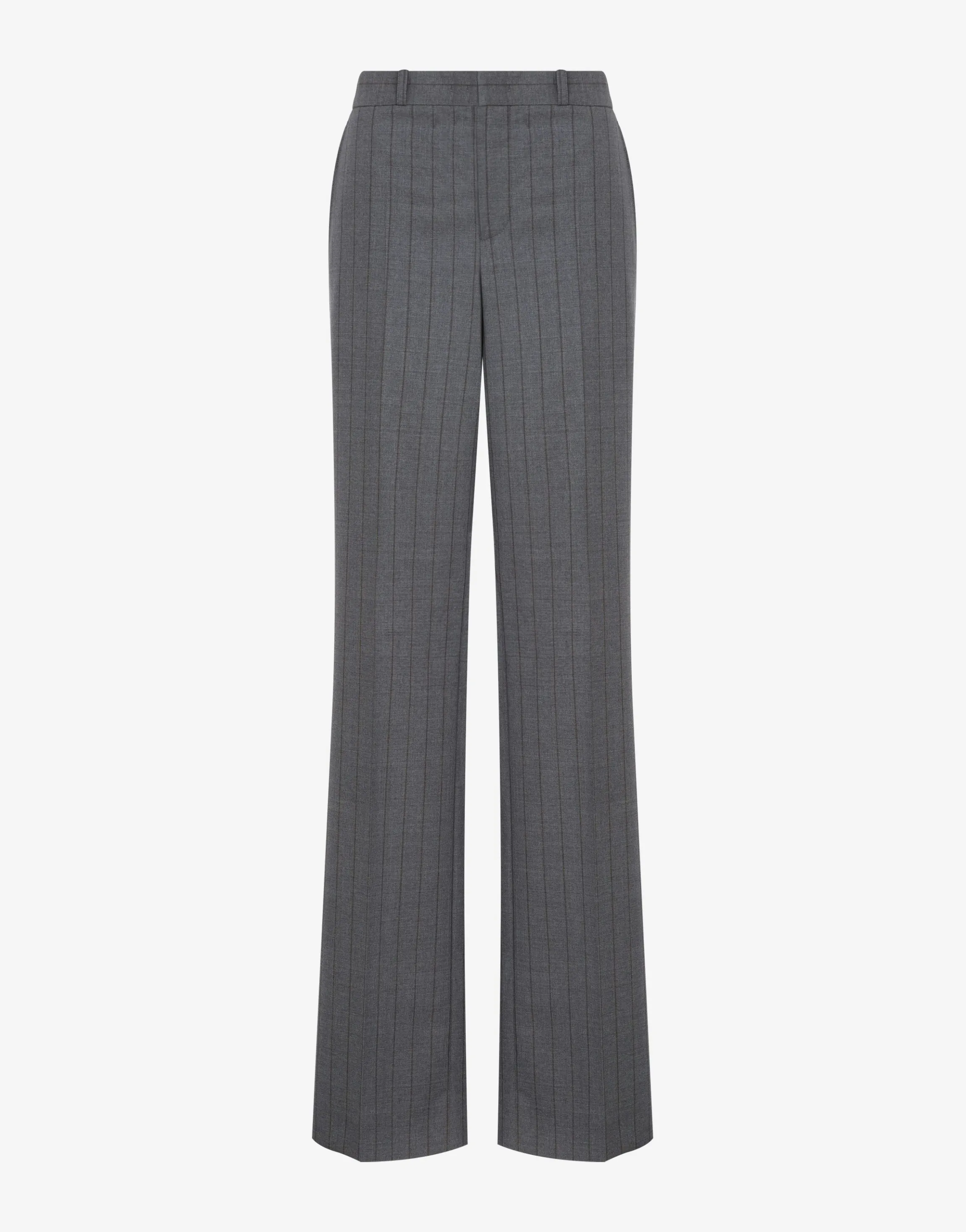 Wool Pinstripe Trousers