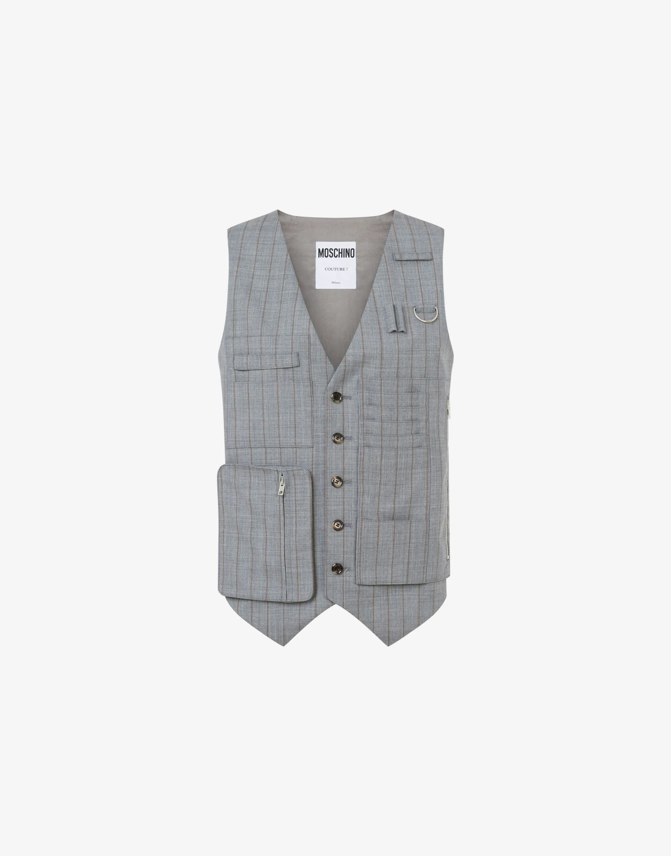 Wool Pinstripe Waistcoat Office Inspiration